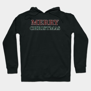 Plaid Merry Christmas v. 2 Hoodie